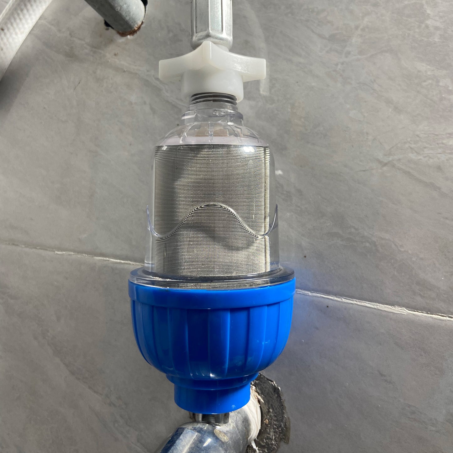 1/2" Reusable Sediment Water Filter, 304 Stainless Steel Mesh Screen 40μm Filter, Water Filter for Washing Machine