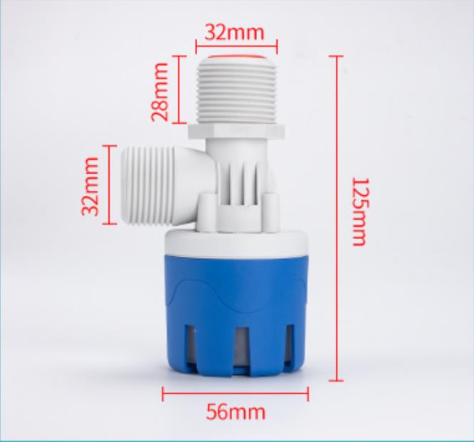 MEUPMEOP Top Inlet Float Valve Vertical Automatic Water Level Control Water Float Valve 1" Auto Shut-off Float Valve (LCY3-1/1-U1)