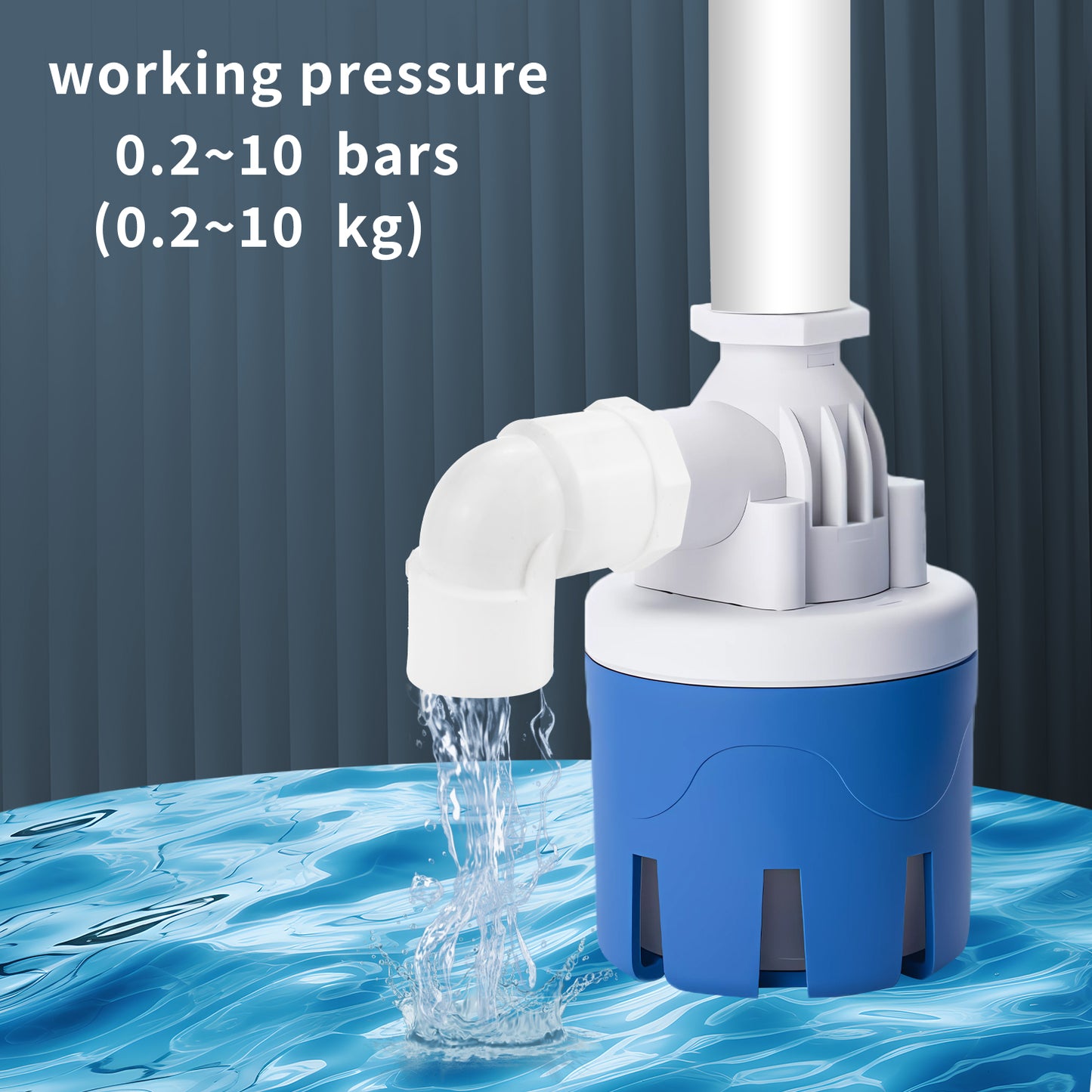 MEUPMEOP 3/4" Top Inlet Vertical Auto Fill Shut Off Automatic Water Level Controller Float Valve for Water Tank