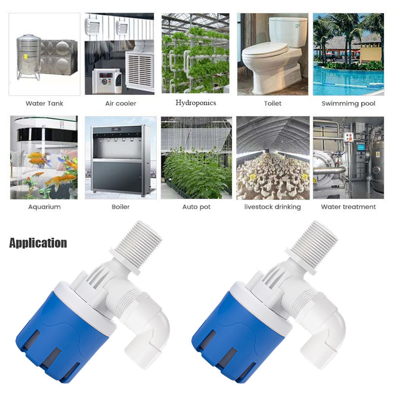 MEUPMEOP 3/4" Top Inlet Vertical Auto Fill Shut Off Automatic Water Level Controller Float Valve for Water Tank