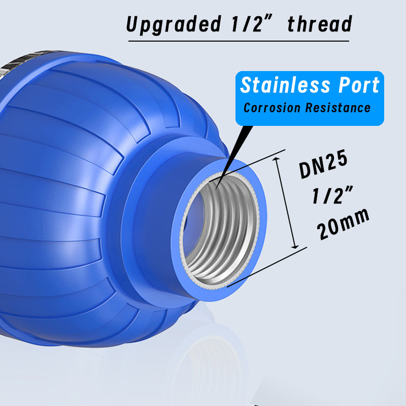 MEUPMEOP Sediment Filter in-Line Strainer with 316 Stainless Steel Mesh Screen Water Filter for Washing Machine,Water Heater