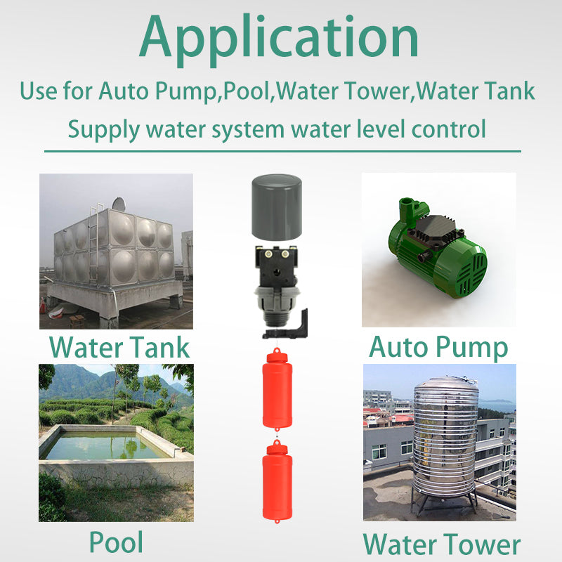 MEUPMEOP 70AB Float Switch Automatic Water Level Control Floating Ball Switch for Water Tank,Water Pump,Water Tower