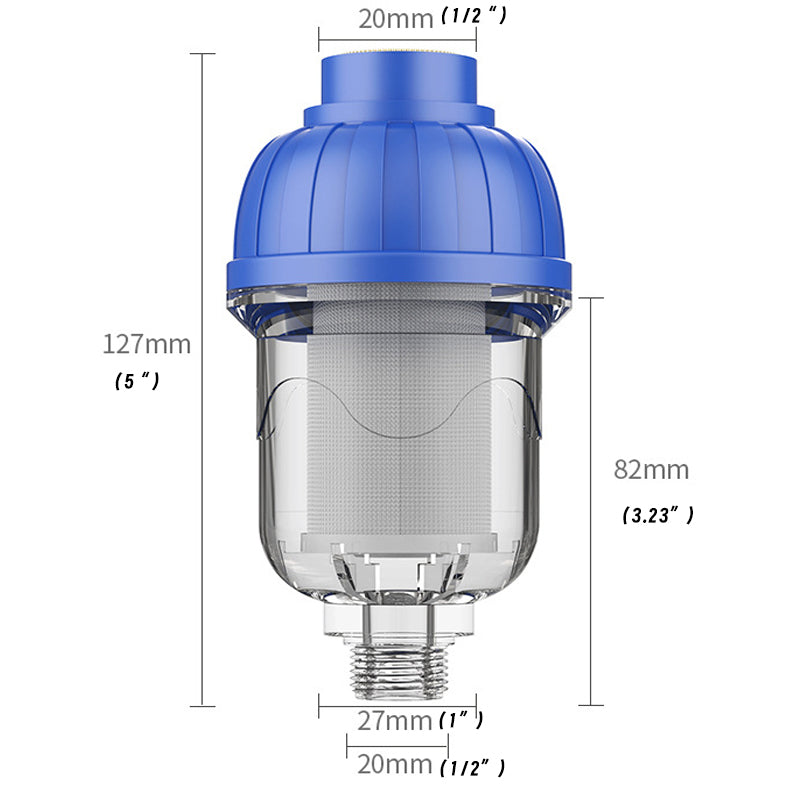 MEUPMEOP Sediment Filter in-Line Strainer with 316 Stainless Steel Mesh Screen Water Filter for Washing Machine,Water Heater
