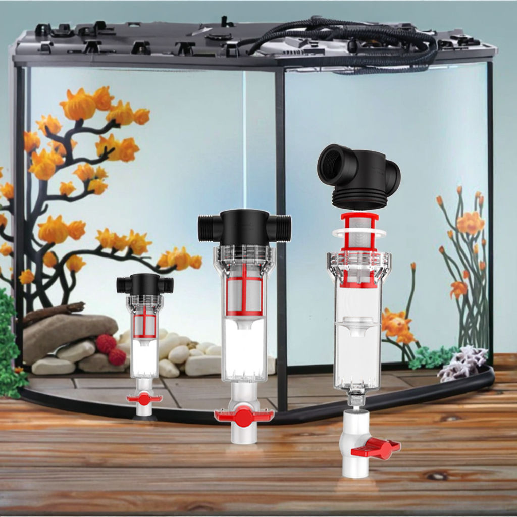 1/2" 3/4" 1" Garden Watering Filter Large Flow Irrigation System 50 Micron Filtration 12-Month Life Impurity Prefilter Water